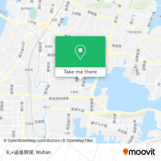 礼+诚修脚屋 map