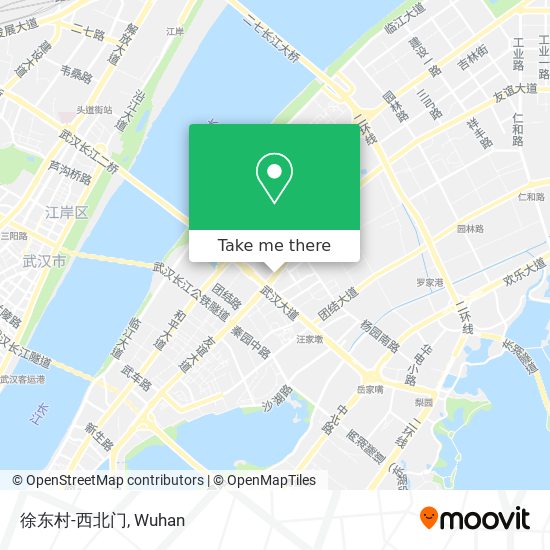 徐东村-西北门 map