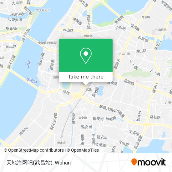 天地海网吧(武昌站) map