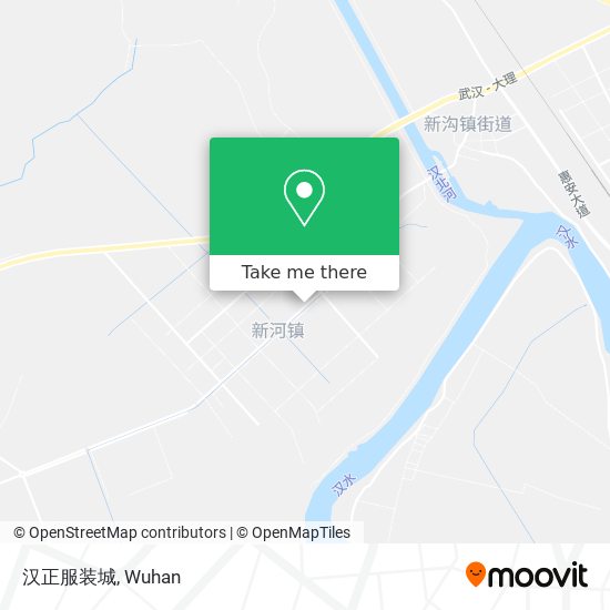 汉正服装城 map