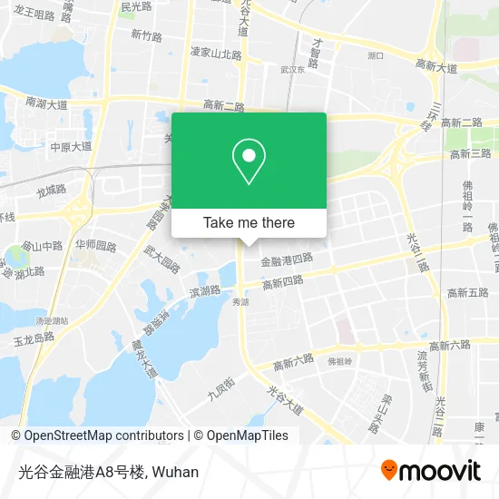光谷金融港A8号楼 map