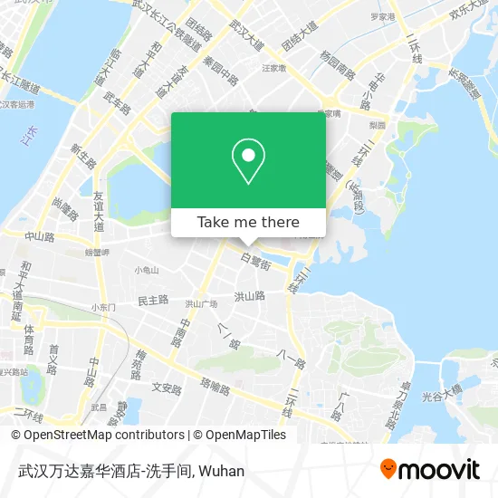 武汉万达嘉华酒店-洗手间 map