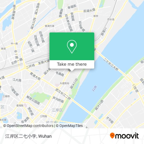 江岸区二七小学 map