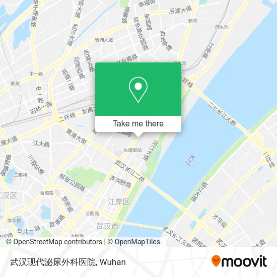 武汉现代泌尿外科医院 map
