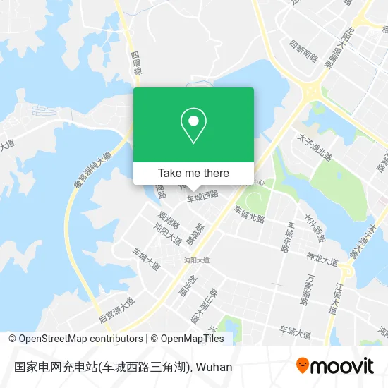 国家电网充电站(车城西路三角湖) map