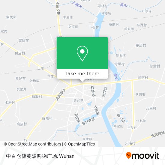 中百仓储黄陂购物广场 map