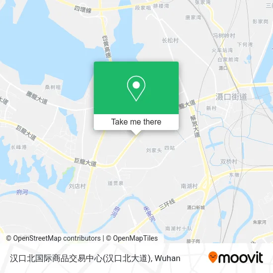 汉口北国际商品交易中心(汉口北大道) map