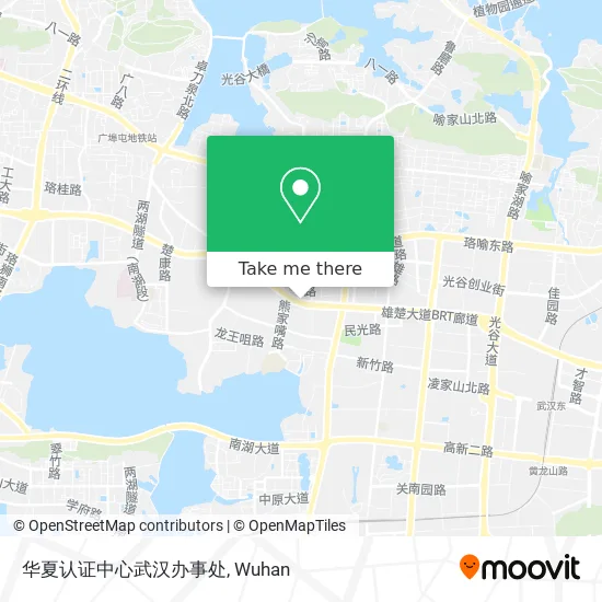 华夏认证中心武汉办事处 map