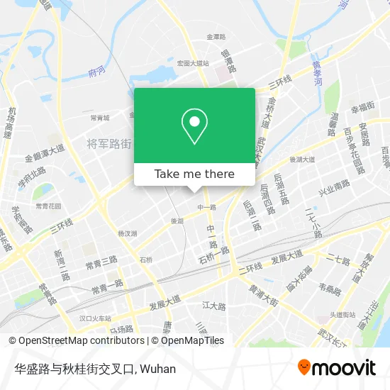 华盛路与秋桂街交叉口 map