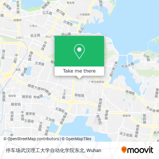停车场武汉理工大学自动化学院东北 map