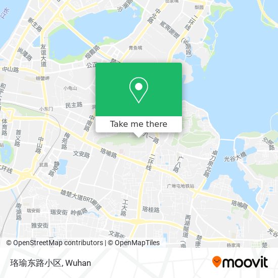 珞瑜东路小区 map