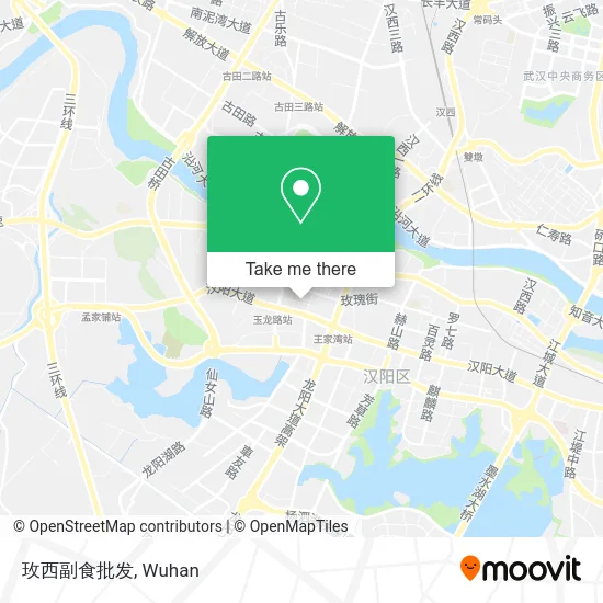 玫西副食批发 map