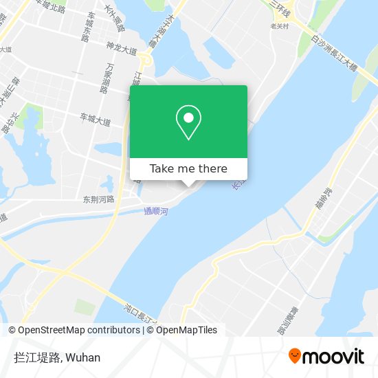 拦江堤路 map