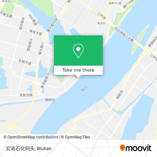 宏港石化码头 map