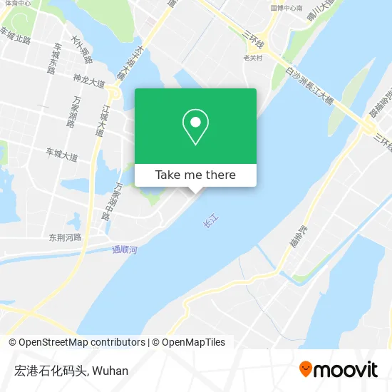 宏港石化码头 map
