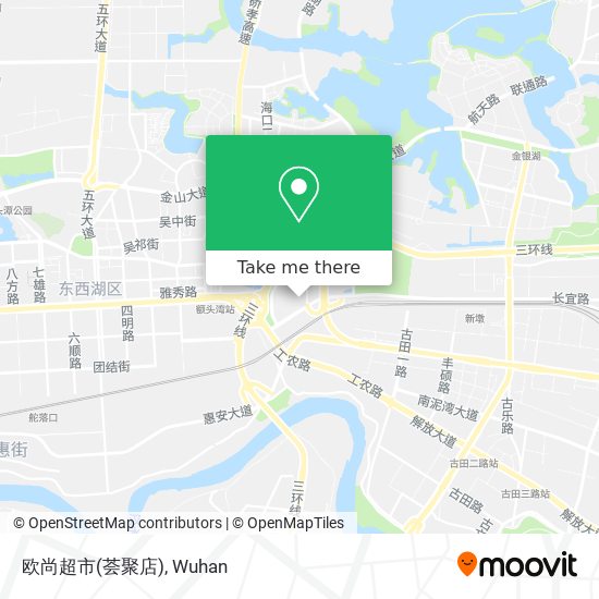 欧尚超市(荟聚店) map
