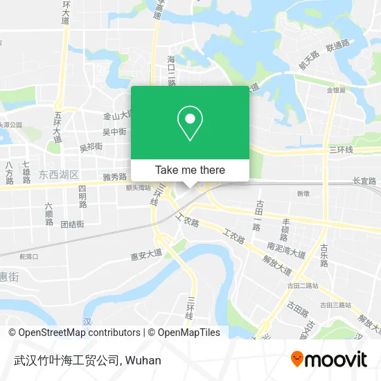 武汉竹叶海工贸公司 map