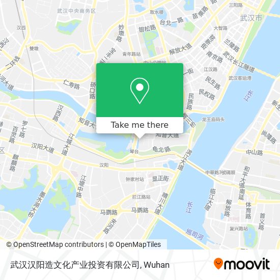武汉汉阳造文化产业投资有限公司 map