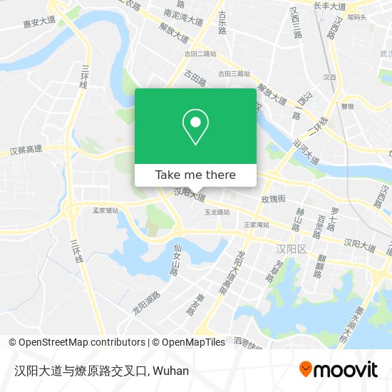 汉阳大道与燎原路交叉口 map