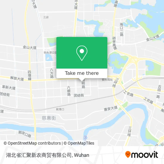 湖北省汇聚新农商贸有限公司 map