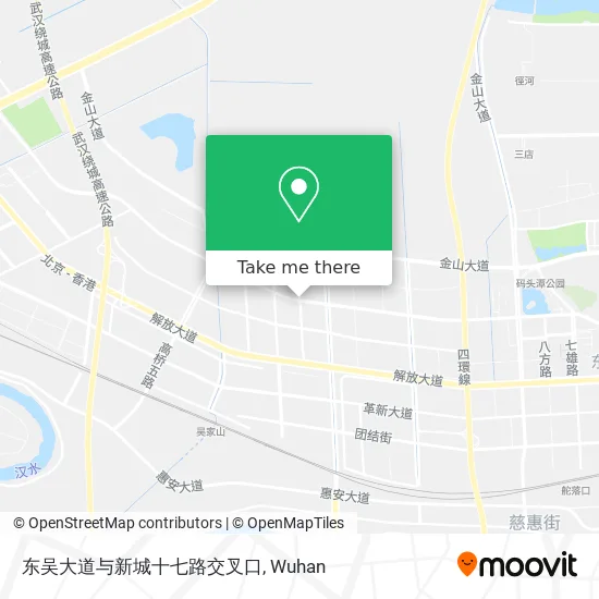 东吴大道与新城十七路交叉口 map