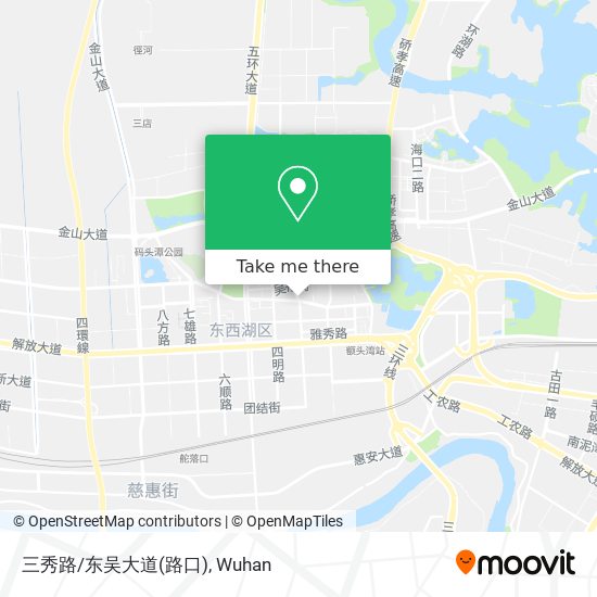 三秀路/东吴大道(路口) map