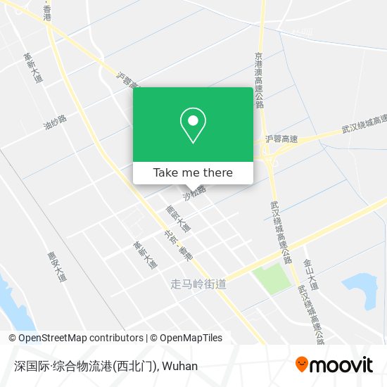深国际·综合物流港(西北门) map