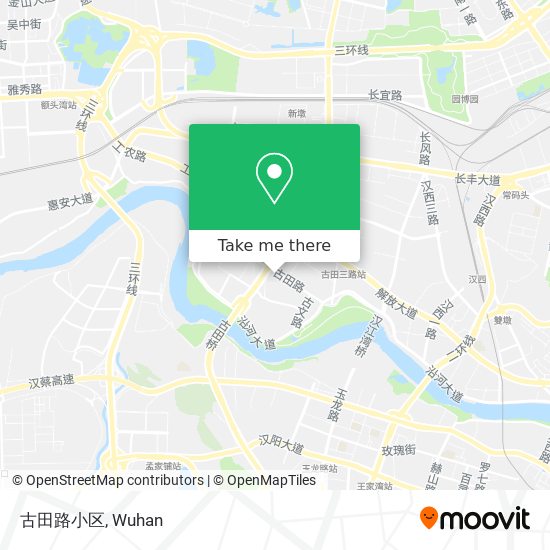 古田路小区 map