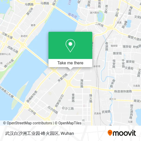 武汉白沙洲工业园-峰火园区 map