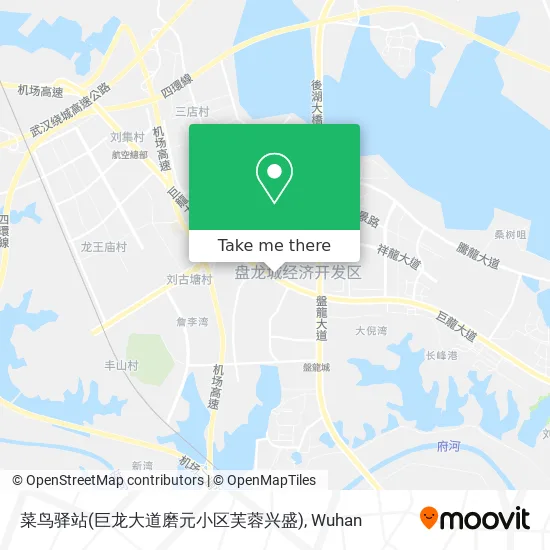 菜鸟驿站(巨龙大道磨元小区芙蓉兴盛) map