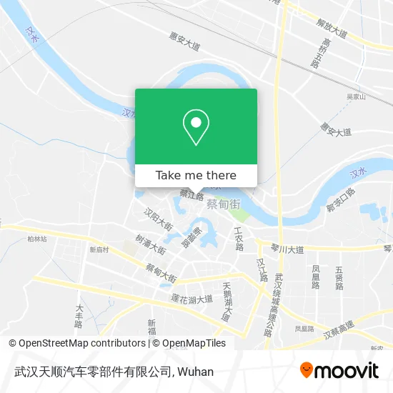 武汉天顺汽车零部件有限公司 map