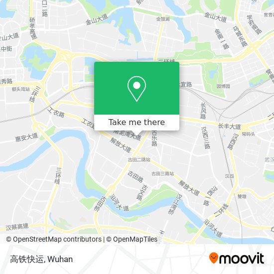 高铁快运 map
