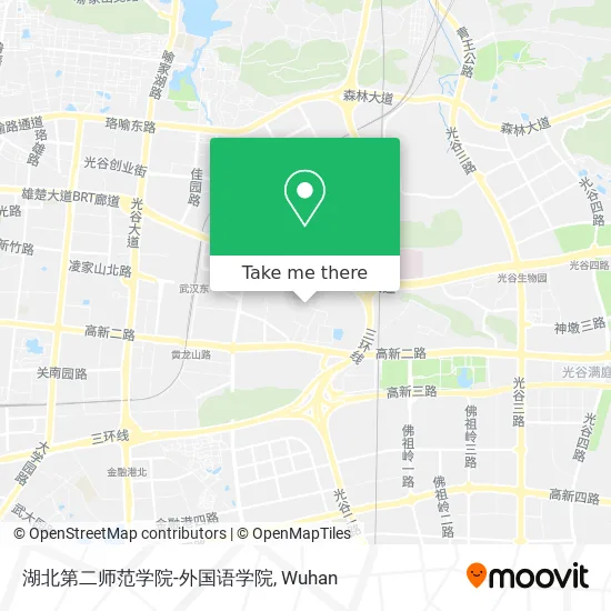 湖北第二师范学院-外国语学院 map