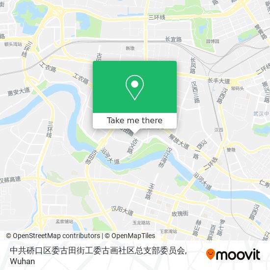 中共硚口区委古田街工委古画社区总支部委员会 map