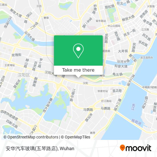 安华汽车玻璃(五琴路店) map