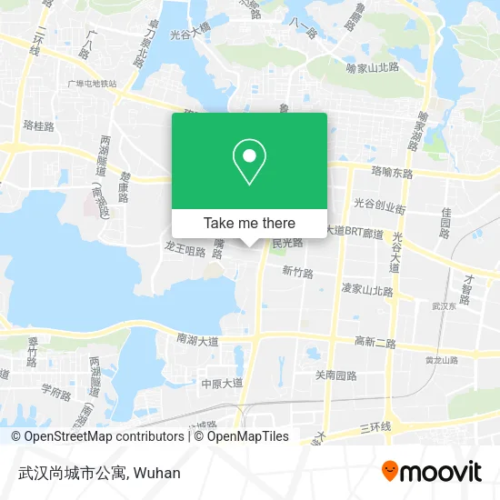 武汉尚城市公寓 map