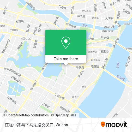 江堤中路与下马湖路交叉口 map