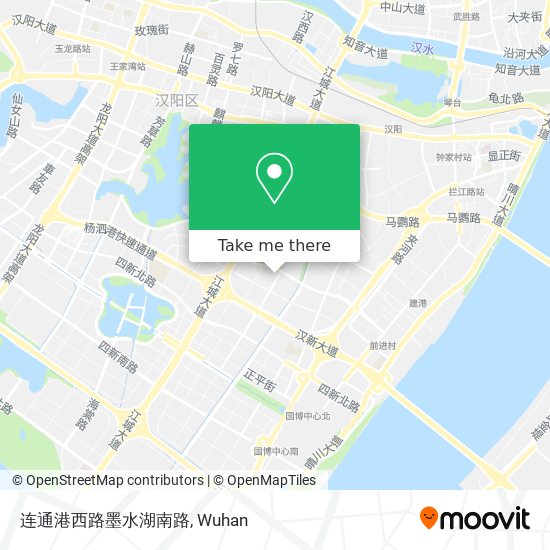 连通港西路墨水湖南路 map