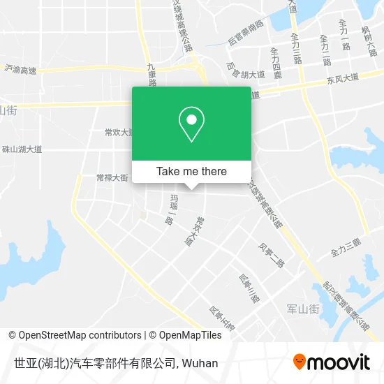 世亚(湖北)汽车零部件有限公司 map