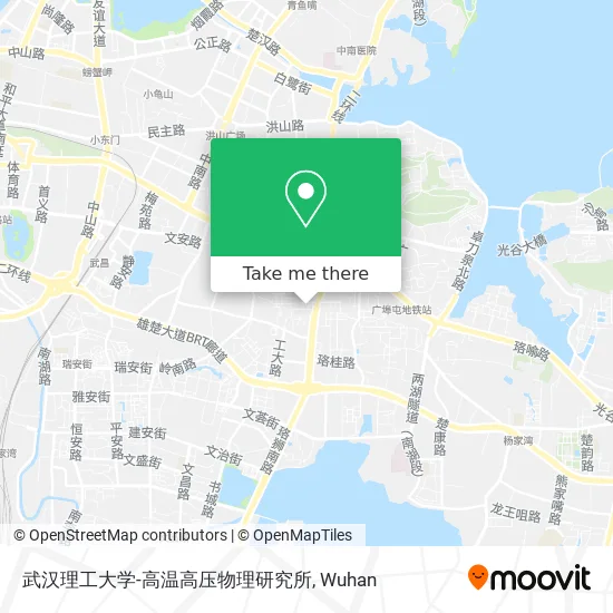 武汉理工大学-高温高压物理研究所 map