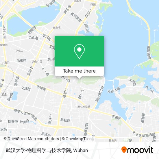 武汉大学-物理科学与技术学院 map