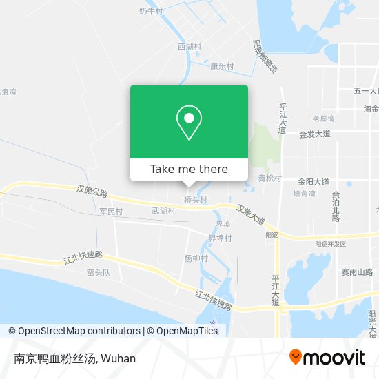 南京鸭血粉丝汤 map