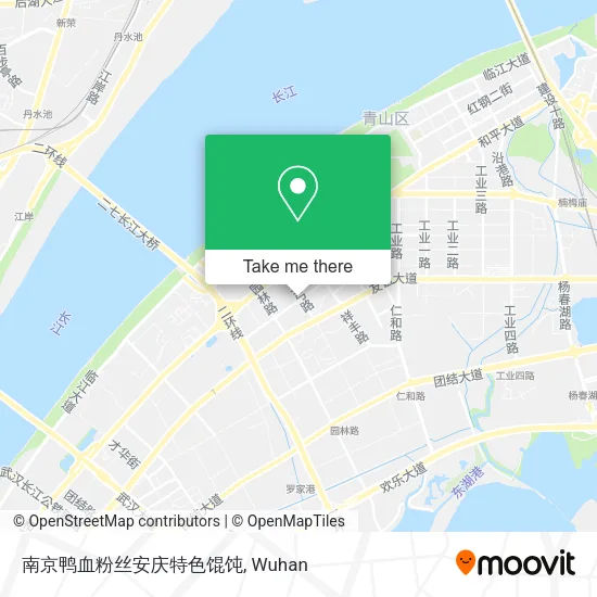 南京鸭血粉丝安庆特色馄饨 map