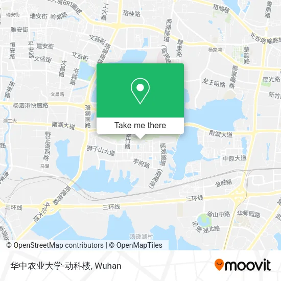 华中农业大学-动科楼 map
