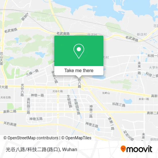 光谷八路/科技二路(路口) map