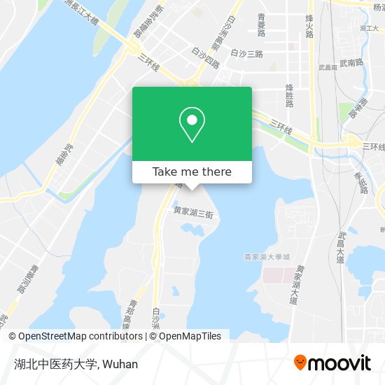 湖北中医药大学 map