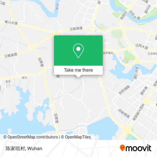 陈家咀村 map