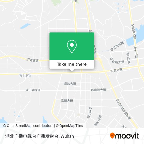 湖北广播电视台广播发射台 map