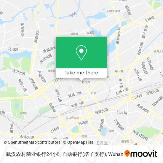 武汉农村商业银行24小时自助银行(塔子支行) map