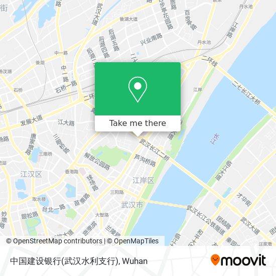 中国建设银行(武汉水利支行) map
